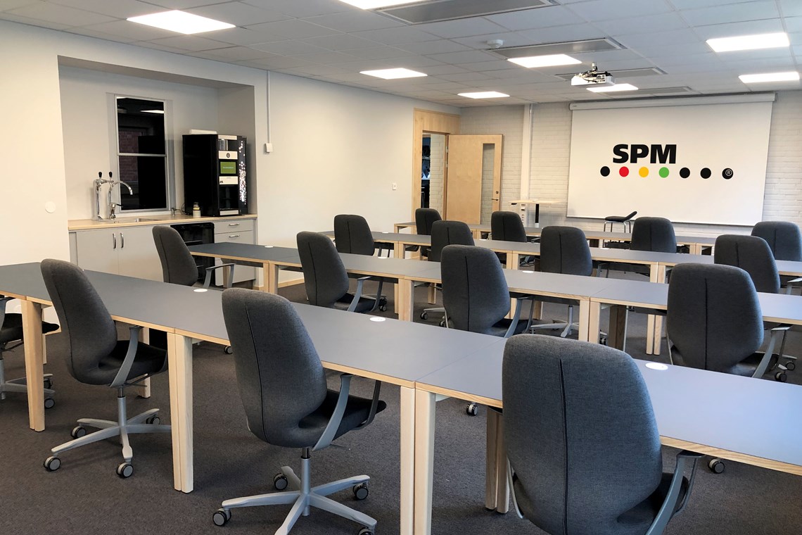 Picture of new classroom at SPM Academy